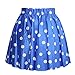 AvaCostume Women's High Waisted Candy Colors Polka Dot Skirt