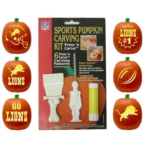 Detroit Lions Pumpkin Carving Kit