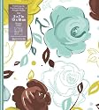 Pinnacle Frames and Accents Floral Seafoam 100-Page Magnetic Photo Album