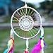 Soledi Dream Catcher Wall Hanging Ornament India Style Car Handmade Flower Dream Catcher Circular Net With feathers Decoration Decor Ornament Craft Gift Colorful