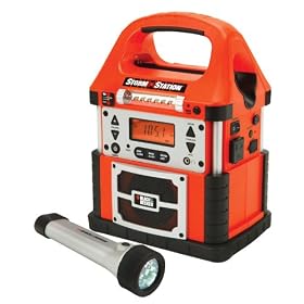 Black and Decker Storm Station With 50 Watt Power Inverter LED Flashlight And Digital AM... by Black & Decker