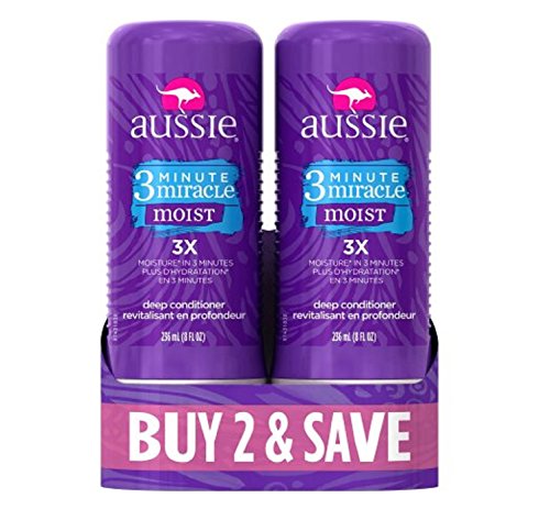 Aussie Moist 3 Minute Miracle Deeeeep Conditioner - 2 Count (8.0 fl oz each)