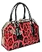 Rimen & Co. Faux PU Leather Shinny Patent Animal Print Doctor Women's Purse Handbag BM-2577