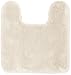 STAINMASTER TruSoft Luxurious Contour Bath Rug, 20-By-24 Fresh Cream