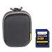 Sparpaket-Hardcase Kameratasche schwarz + 8GB SDHC Speicherkarte Class 6 - z.B. f�r Nikon Coolpix P300 S6100 S6150 S6200 S8100 S8200 - Panasonic DMC TZ18 TZ20 TZ22