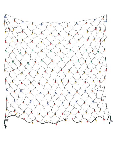GKI/Bethlehem Lighting Indoor/Outdoor LED 4-Foot By 6-Foot Multi-Colored Lighting, Green Cord