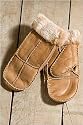 Women's Hand-stitched Shearling Mittens