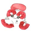 Fetish Fantasy Bondage Gear Pink Furry LOVE Handcuffs Kit