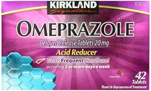 Kirkland Signature Omeprazole Delayed Release Tablets 20 Mg X 42