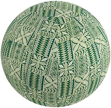 65cm balance ball cover, yoga ball cover, exercise ball cover, fitness ball cover, Stretch cotton - Green Retrovibe