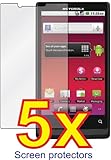 5x Motorola Triumph WX435 Premium Clear LCD Screen Protector Cover Guard Sh ....