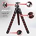 Bendipod Flexible Camera Tripod with Universal 1/4-inch Tripod Screw Mount for Digital, DSLR and Video Cameras. Octopus Style (Black/Red)