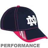 adidas Notre Dame Fighting Irish Navy Blue 2011 Breast Cancer Awareness Players Sideline Performance Flex Fit Hat (Large/X-Large)