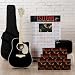 Esteban Vintage Legacy Black Acoustic Electric Guitar Package w/ Amplifier, Accessories and 10 Instructional DVDs
