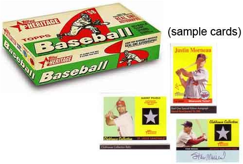 2007 Topps Heritage Baseball Cards Box