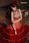 Readymade Salwar Red Pure Georgette Anarkali Suit