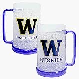 Washington Huskies Plastic Crystal Freezer Mugs - Set of 4