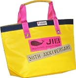 JIBワッペン付トートバッグM　イエローピンク　ネーム入れ可の画像