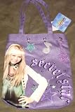 Purple Glitter Hannah Montana Tote Bag