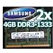 Samsung 8GB Dual Channel Kit 2 x 4 GB 204 pin DDR3-1333 SO-DIMM (1333Mhz, PC3-10600S, CL9)