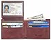 Travelambo Genuine Leather RFID Blocking Wallets Mens Wallet Bifold (vintage brown)