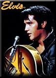 Elvis Magnet~ Yellow Guitar~ Magnet~ Approx 2.5