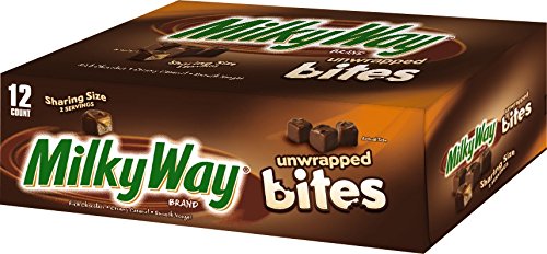 MILKY WAY Milk Chocolate Bites Candy 2.83-Ounce Pouch 12-Count Box