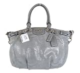 Coach Limited Edition Madison Signature Stitched Sophia Convertiable Satchel Bag Purse 18624 Grey
