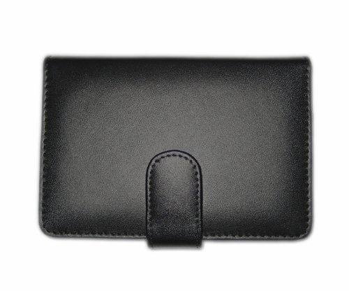 BLACK LEATHER BOOK CASE COVER