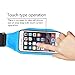 BOGZON Exercise, Running Waist Pack for 4.7 Inch Screen Cellphone - Outdoor Belt Bag - Touch Operating Directly With Transparent Film, Blue Color