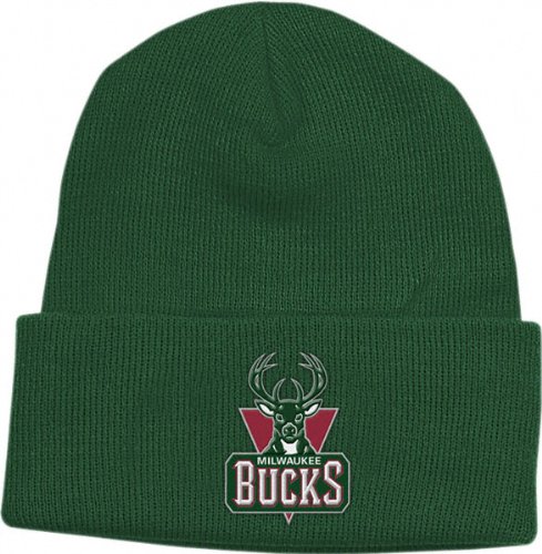 Milwaukee Bucks Green Basic Logo Cuffed Knit Hat