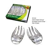 Hand Salad Server- Clear Color Acrylic