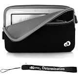 Kroo Nook Electronic Book Reader Slim Glove Sleeve Case with extra pocket + Includes a 4-Inch eBigvalue Determination Hand Strap