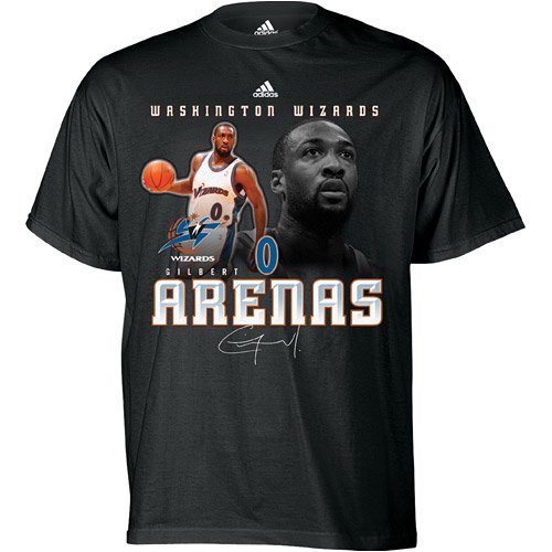 adidas Washington Wizards Gilbert Arenas Golden Nugget T-Shirt