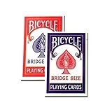 UPC 717520450375 product image for Bicycle Bridge Standard Index Playing Cards - 1 Red Deck and 1 Blue Deck | upcitemdb.com