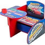 Disney Cars Chair Desk with Pull out under the Seat Storage Bin