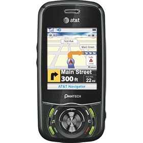 Pantech Matrix C740 Phone, Black/Green (AT&T)