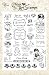 Crafty Secrets Large Art Stamp, Sweet Stuff, Clear