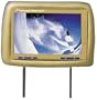 Power Acoustik HD-95BG Dual 9.5-Inch Pre-Installed Universal Headrests (Beige)