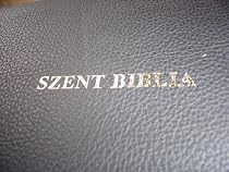 Szent Biblia, Leather Hungarian Bible (Karoly Gaspar) Large Print