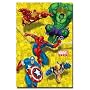 Marvel Heroes (Action) Art Poster Print - 24" X 36"