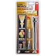 MAGLITE SP2209H 2-AA Cell Mini LED Flashlight with Holster, Gray