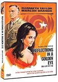 Reflections In A Golden Eye (1946) Region Free DVD (Region 1,2,3,4,5,6 Compatible). Starring Elizabeth Taylor, Marlon Brando, Brian Keith...
