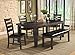 Milton Greens Stars 8840DB Alicante Butterfly Leaf Dining Table, 64 by 42 by 30-Inch, Dark Brown
