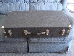 Mullen Steel Guitar case for double neck guitar
