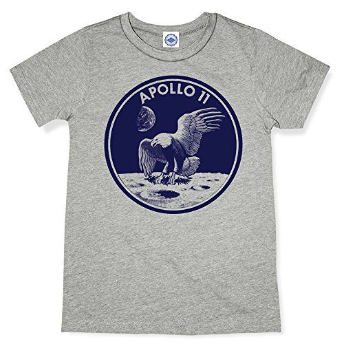 Hank-Player-NASA-Apollo-11-Insignia-Mens-TShirt-L-Heather-Grey