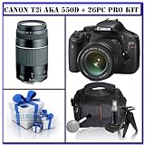Canon EOS Rebel T2i (aka 550D) 18 MP CMOS APS-C Digital SLR Camera w/ Canon ....