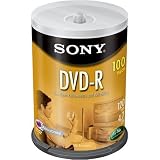 Sony 100Dmr47Ls4 4.7 Gb Write Once Dvd-R Spindle (100-Ct Spindle)