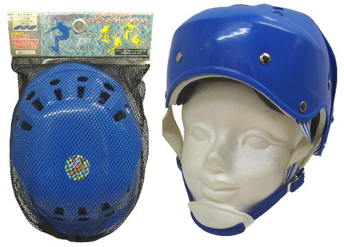 リージェント・ファーイースト ジュニア用 パット&ヘルメットセット ブルー 92461