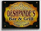 Deshpande's Bar & Grill 14'' x 11'' Collectible Stretched Canvas
